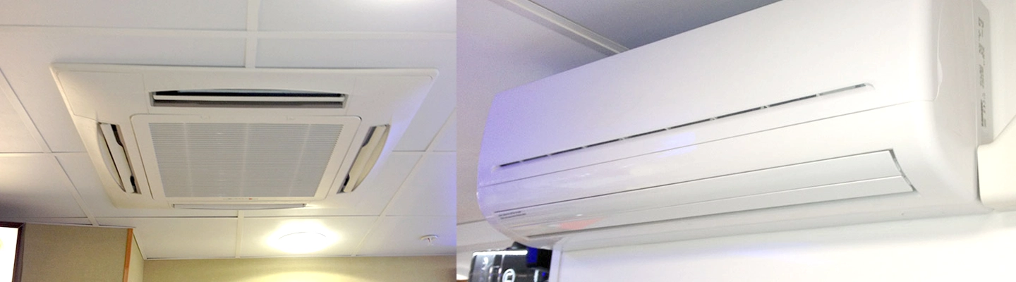 Light Commercial Air Conditioning in London - a sandwich shop in a listed building