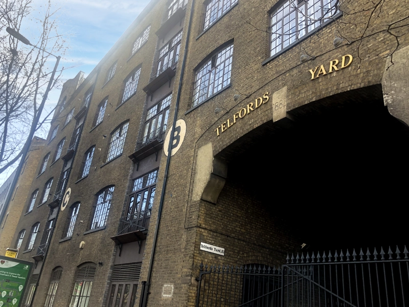 Featured image for “Telfords Yard, Wapping E1W”