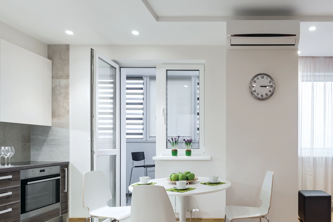 a single high wall room unit sufficient for cooling a whole apartment