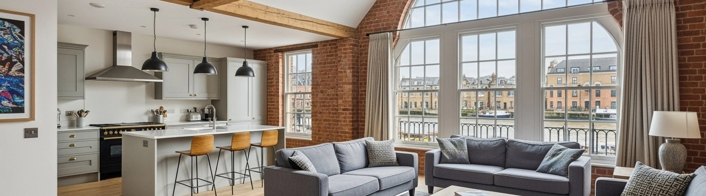 Cooling a Warehouse Conversion in SE1 | Cool You Case Study - the bedroom was cooled using our internal system