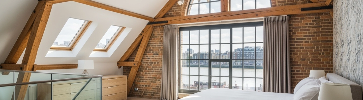 Cooling a Warehouse Conversion in SE1 | Cool You Case Study - the open plan living area